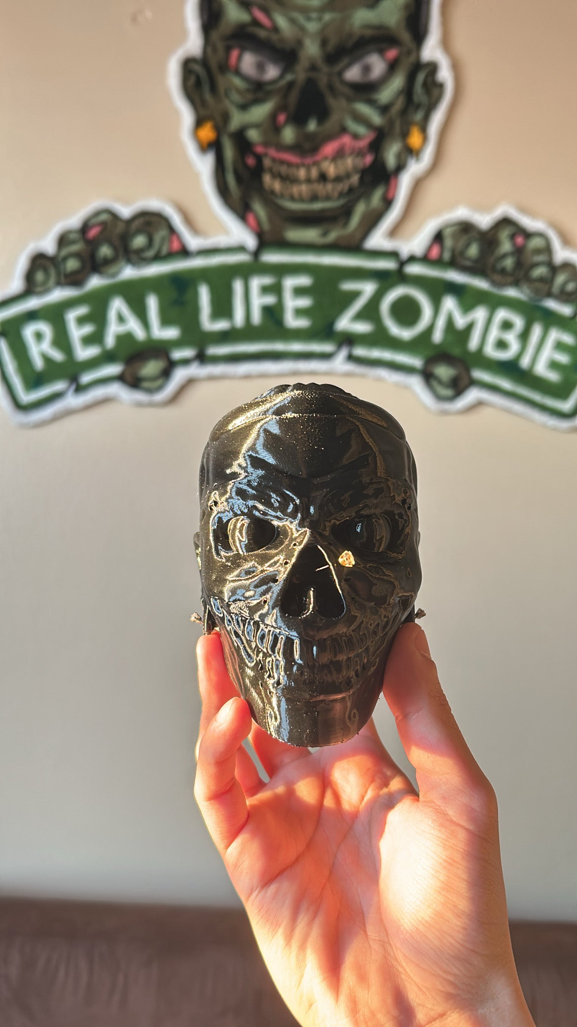 Zombie Head Stash Jar