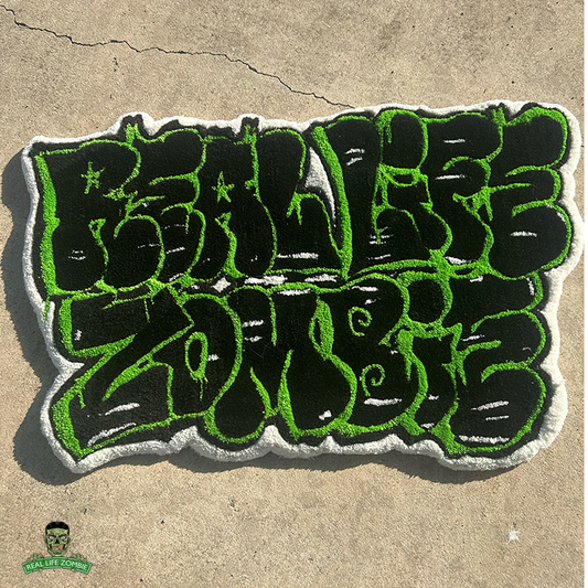 Real Life Zombie Graffiti Rug