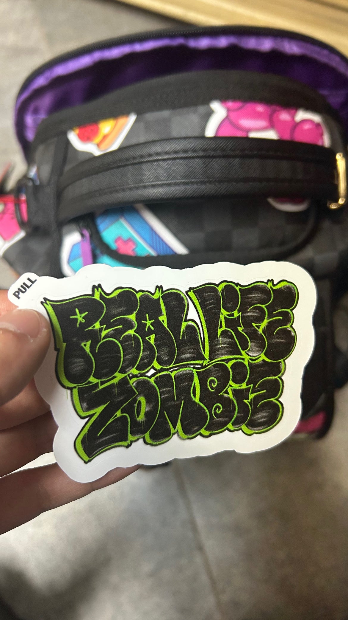 Shelly RLZ graffiti sticker