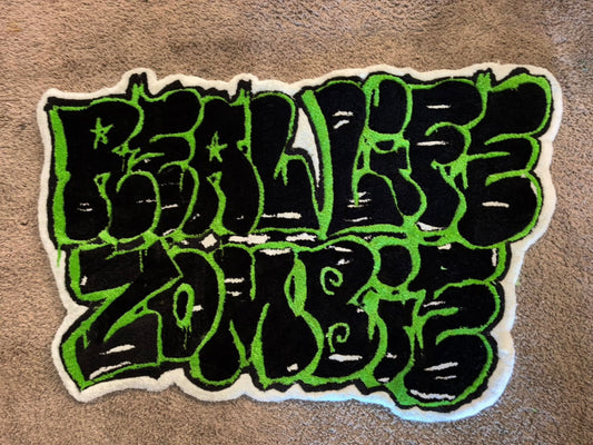 Real Life Zombie Graffiti Rug